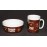 Cocoa Puffs West-Bend Thermo-Serv Insulated Bowl Cup Advertising Premium Set