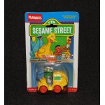 Sesame Street Playskool 1986 Oscar The Grouch Trash Delivery Die-Cast MOC