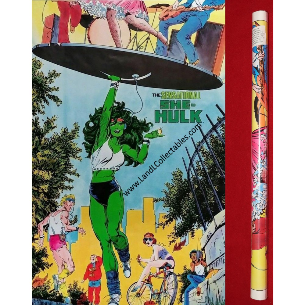Marvel Super Heroes Poster #12 1984 She-Huik John Byrne MIP