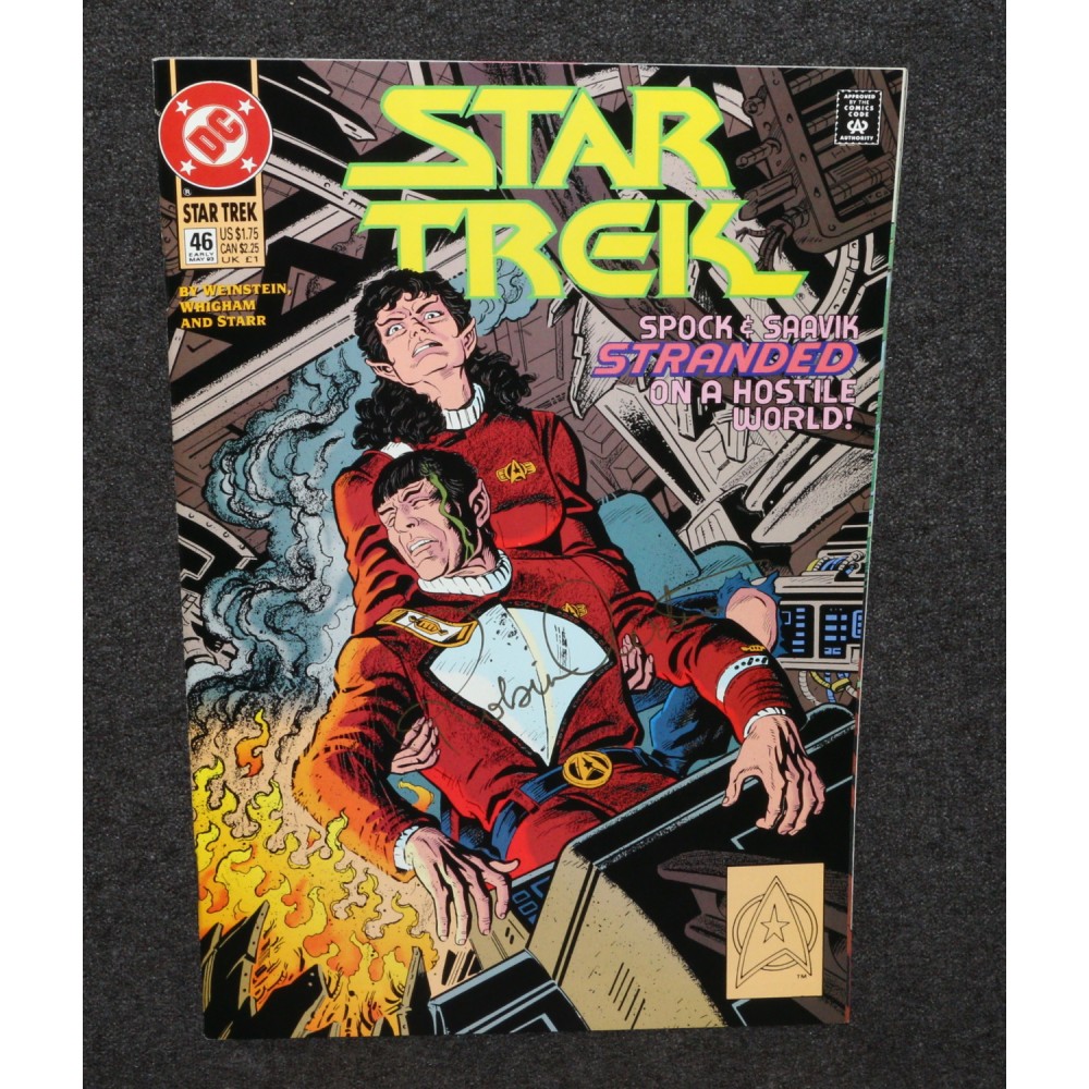 Star Trek DC Comics (4th Series) #46 1993 Robin Curtis Autographed Signed