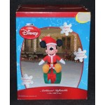 Disney Airblown Inflatable Indoor Outdoor Decor Mickey Mouse Santa Lights MIB