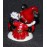 Disney Department 56 Showcase Bejeweled Jester Mickey's Christmas Surprise