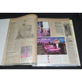 Barbie Vintage 1980's 90''s Reference Pictures Articles Scrap Book