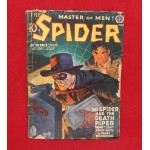 Pulp Magazine The Spider Master of Men Spider and Death Piper May 1942