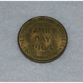 Coin Token Commemorative Cincinatti Milling Machine 1964 Family Day 80th