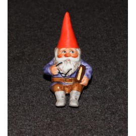 Gnome of Your Own 1978 Figurine Unieboek Porcelain Sitting 2 3/4