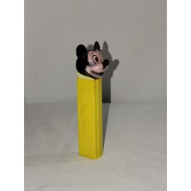 Pez Disney Mickey Mouse, 3.4 No Country Removable Face Yellow Stem