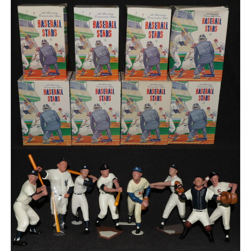 Hartland MLB Baseball 25th Anniversary x8 Berra Maris Mantle Drysdale Colavito