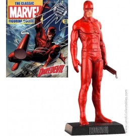 Classic Marvel Figurine Collection Eaglemoss 2006 Statue #13 Daredevil +Mag