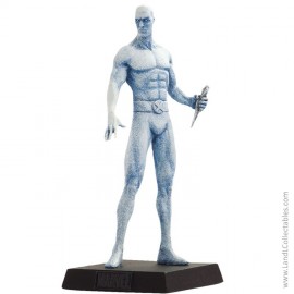 Classic Marvel Figurine Collection Eaglemoss 2007 Statue #33 Iceman +Mag