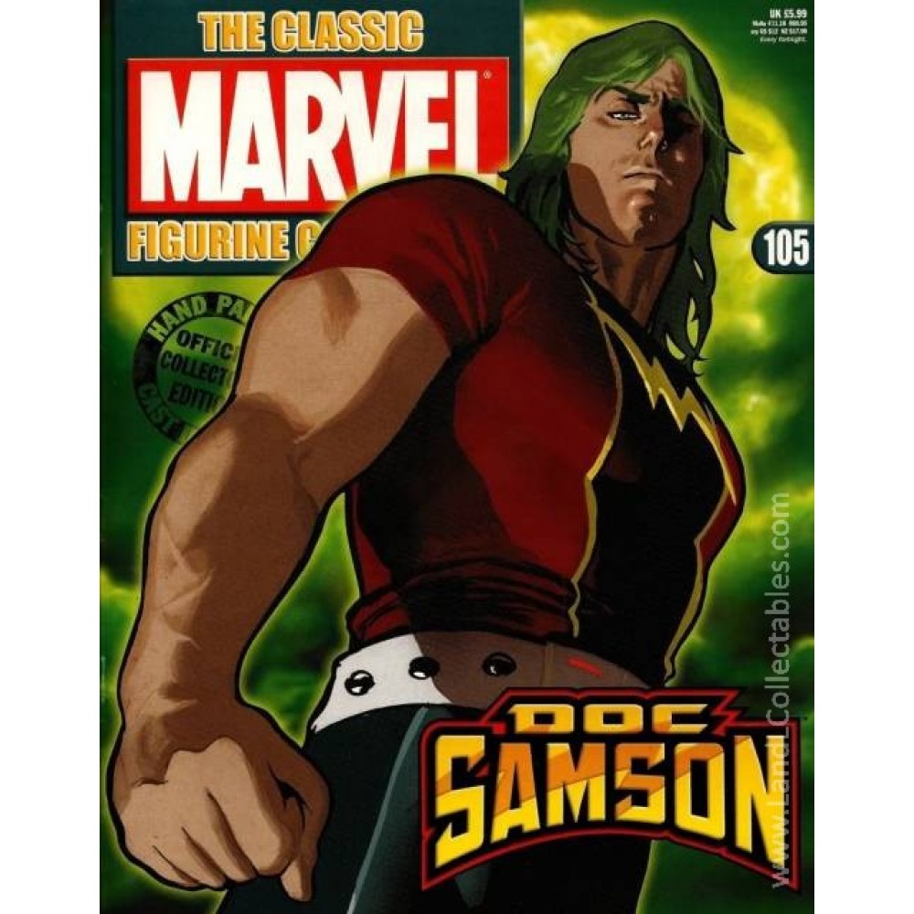 Classic Marvel Figurine Collection Eaglemoss 2009 #105 Doc Samson Mag Only