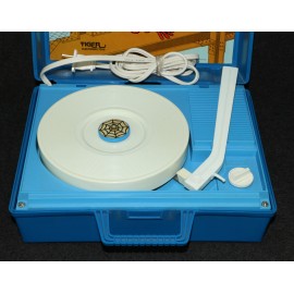Marvel Super Heroes 1979 Spider-Man Portable Phonograph Record Player Tiger