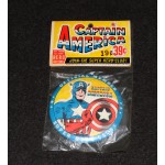 Marvel Super Heroes Captain America 1966 Club Button Pin Pinback Club MIP B