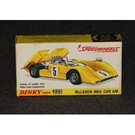 Dinky #223 1970-1978 McLaren M8A Can Am Speedwheels MIB