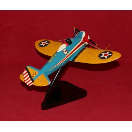 Desktop Model Plane P-26 Peashooter Biplane 14 1/2