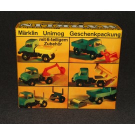 Marklin 1831 Unimog Geshcenkpackung Gift Pack x6 Construction MIB