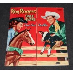 Roy Rogers Dale Evans Cut Out Paper Dolls 1953 Whitman #2118